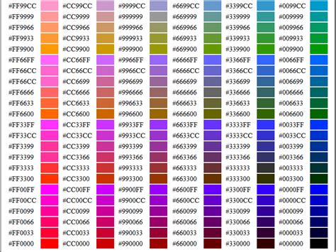 En güzel renk kodları
